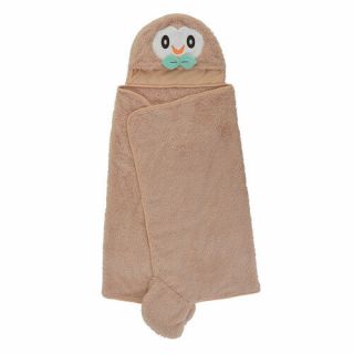 Pokemon Center Mofu - Mofu Paradise Blanket With Hood Rowlet Lap Robe
