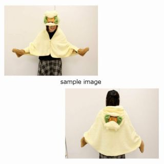 Pokemon Center MOFU - MOFU PARADISE Blanket with hood Rowlet Lap robe 3