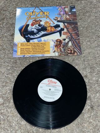 1988 Walt Disney Oliver & Company Motion Picture Soundtrack Record