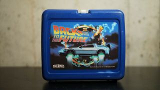 1989 Back To The Future Plastic Lunch Box By Thermos