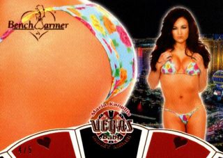 Maria Kanellis 4/5 2020 Benchwarmer Vegas Baby Money Maker Butt Card
