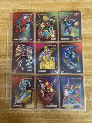 1992 Impel Marvel Universe Series 3 Complete 200 Card Set
