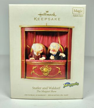 Hallmark Keepsake Ornament Statler And Waldorf The Muppet Show 2008 Rare