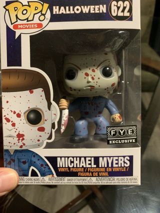 2018 Funko Pop Movies - Halloween 622 Michael Myers [blood Splatter] Fye Excl