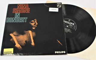 Nina Simone ‘nina Simone In Concert’ 1964 Vinyl Lp On Philips Mono - C17