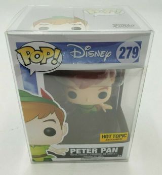 Funko Pop Disney - Peter Pan 279 (hot Topic Exclusive) W/ Protector