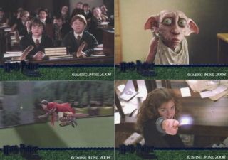 Harry Potter Chamber Of Secrets Dealer Incentive Blue Foil Promo Card Set