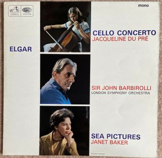 Hmv Emi Alp 2106 Baker Barbirolli Du Pré Elgar Cello Concerto Sea Pictures