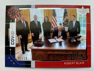 2020 Decision Preview Robert Blair Insert Card /10 Benchwarmer Wh Task Force