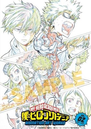 Pre - Order My Hero Academia Animation Art Vol.  2 14 25 Limited F/s
