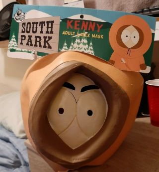 Vintage Adult South Park " Kenny " Mask 1998 Comedy Central Rubber Latex Rare