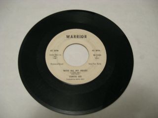 Curtis Lee/ With All My Heart (i Love You) I B/w Pure Love/ Warrior/ 1960/ Wlp