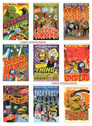 Mst3k Mystery Science Theater 3000 S3 - 37 Card Dvd Mini Posters Chase Card Set