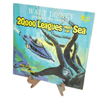 Walt Disney 20,  000 Leagues Under The Sea Lp Record Movie Soundtrack 1963 St - 1924