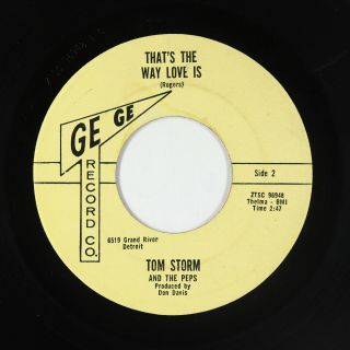 Northern Soul 45 - Tom Storm & The Peps - That 