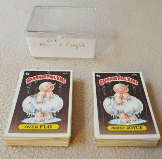 1986 Topps Garbage Pail Kids Series 6 Os 6 Complete 88 Card Base Set