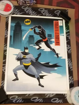 Batman Tas Night Of The Ninja Screen Printed Poster By Mondo & Pcc 225 Print Run