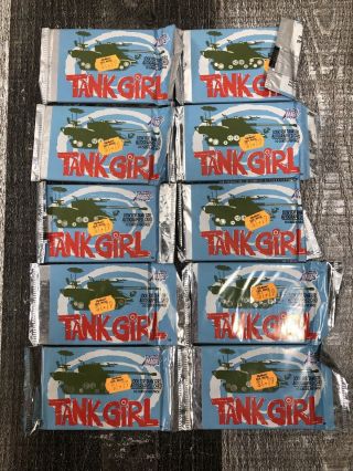 Tank Girl Movie Trading Cards Rare (comic Images,  1995) 10 Packs