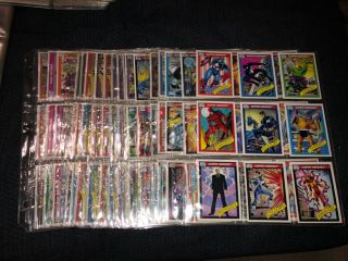 1990 Marvel Series 1 Trading Cards Complete Base Set,  1 - 162 Nm/m Impel Sleeved