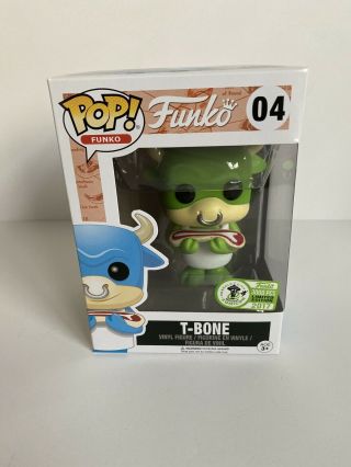 Authentic T - Bone (green) Funko Pop Emerald City Comic Con [eccc] Exclusive 4