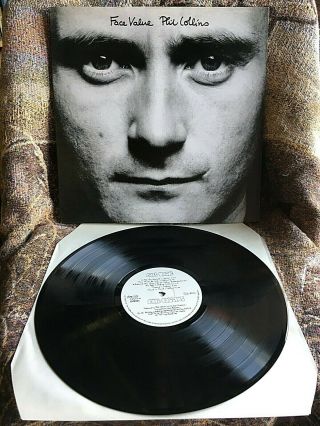 Phil Collins Vinyl Face Value Lp Uk 1st Pressing 1981 In The Air Tonight Genesis
