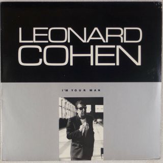 Leonard Cohen: I’m Your Man Us Columbia Folk Rock ’88 Orig Vg,  Vinyl Lp