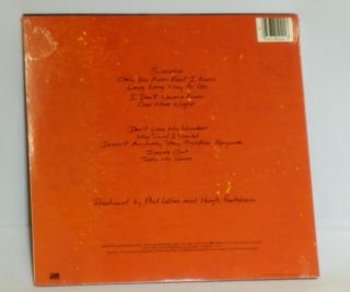 STILL 1985 Atlantic Records Phil Collins No Jacket Required LP 2