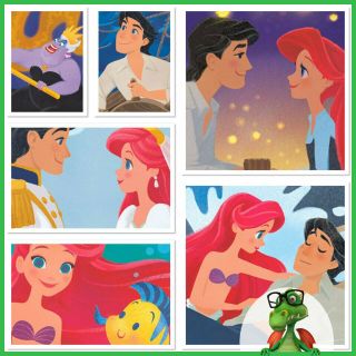 Disney Collect Topps Digital Illustrated Adventures - The Little Mermaid W/award