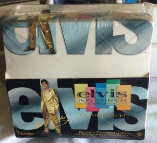 Elvis Presley Inkworks Platinum Mip The 50s Hobby Box 36 Packs Trading Cards