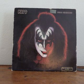 Kiss: Gene Simmons 1978 Lp W/ Inner & Poster Vg,  For Promotion Only