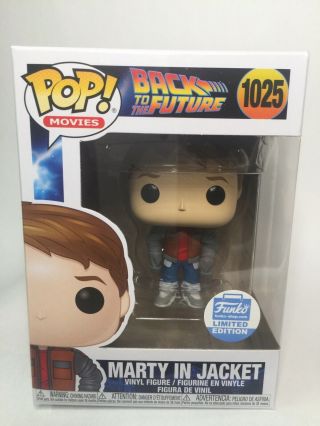 Funko Pop Marty In Loose Jacket - Back To The Future Funko Shop In Hand