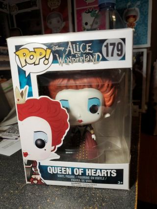 Funko Pop Disney Vinyl Figure Vaulted Alice Wonderland Queen Of Hearts