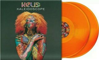 Kelis Kaleidoscope 2xlp Orange Vinyl Neptunes Star Trak R&b Pharrell Hip - Hop