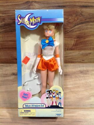 Sailor Moon Venus Deluxe Adventure Doll 11.  5 " Irwin Action Figure Nib