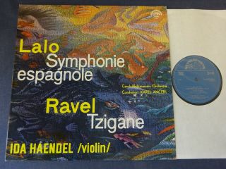 Lalo - Symphonie Espagnole / Ravel Lp,  Cpo,  Ida Haendel,  Supraphon Sua St 50615
