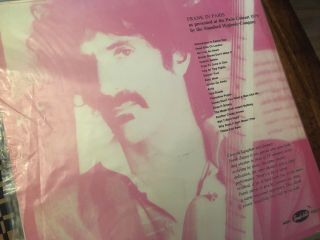 Frank Zappa Anyway The Wind Blows In Paris 2 Lp