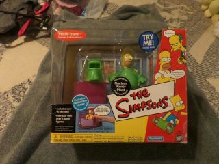 Simpsons Nuclear Power Plant Environment W/ Radioactive Glow In Dark Homer