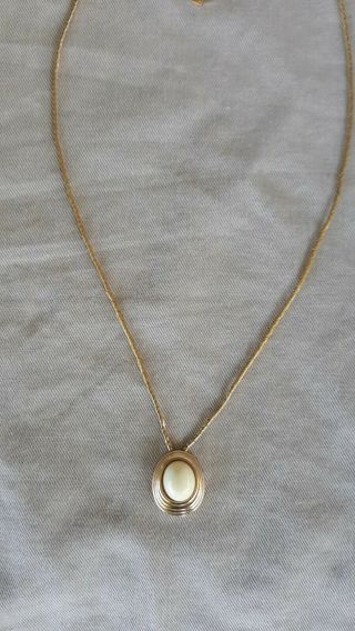 Vintage Gold And Pearl Necklace By Christian Dior