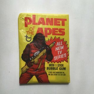 1974 Topps Planet Of The Apes Tv Show Cards Pack