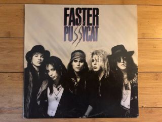 Faster Pussycat - S/t 1987 Elektra ‎60730 - 1 Jacket Nm - Vinyl Vg,
