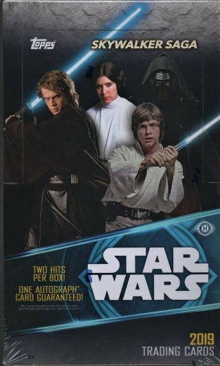 Harrison Ford As Han Solo 2019 Star Wars Skywalker Saga 6 Box 1/2 Case Break