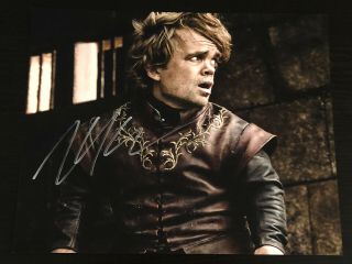 Peter Dinklage autographed 8x10 photo,  signed,  authentic,  Game Of Thrones, 2
