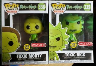 Rick And Morty Funko Pop Toxic Rick And Morty Target Exclusive Gitd