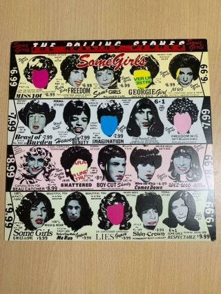 The Rolling Stones ‎– Some Girls Vinyl Lp Uk Pressing A1u B1u Vg/vg,