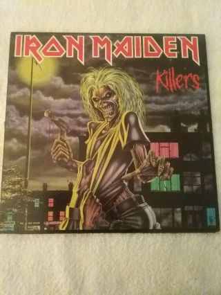 Iron Maiden ‘killers’ Vinyl Lp 1981 Release Harvest St - 12141