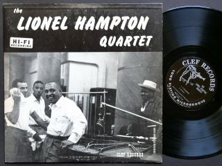 Lionel Hampton Quartet Clef Mg C - 611 Us 1954 Dg Mono Oscar Peterson Buddy Rich