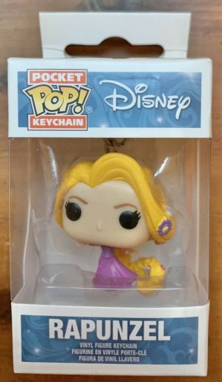 Nib Funko Pop Pocket Pop Keychain: Disney Princess Tangled Rapunzel