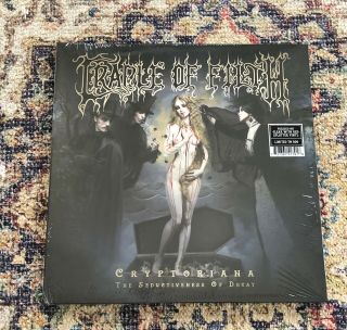 Cradle Of Filth " Cryptoriana - The Seductiveness Of Decay " 2 Lp Cleared With Red