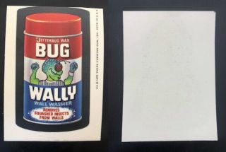 1975 Topps Wacky Packages 13th Series Test White Back Bug Wally
