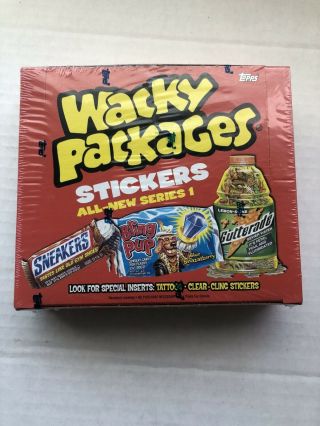 Nos Topps Wacky Packages Ans1 Box Of 24 Packs - 2004 Series 1